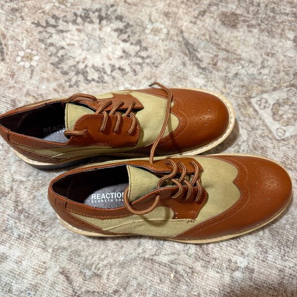 Kenneth Cole Wingtip Oxford Dress Shoes - size 6 - Picture 9 of 11